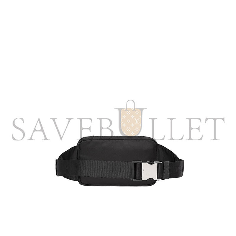 PRADA RE-NYLON AND SAFFIANO LEATHER BELT BAG 2VL977 (21*12.5*4.5cm) PRADA RE-NYLON AND SAFFIANO LEATHER BELT BAG 2VL977 (21*12.5*4.5cm)